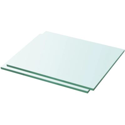 vidaXL Regale 2 Stück Glas Transparent 30x20 cm - Shelves vidaXL Regale 2 Stück Glas Transparent 30x20 cm - Shelves