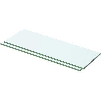 vidaXL Regalböden 2 Stk. Glas Transparent - Regalböden vidaXL Regalböden 2 Stk. Glas Transparent - Regalböden