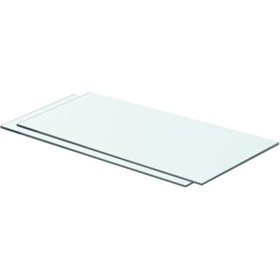Étagères vidaXL 2 pièces Panneau en verre transparent 60x25 cm - Shelves - Publicité Étagères vidaXL 2 pièces Panneau en verre transparent 60x25 cm - Shelves - Publicité