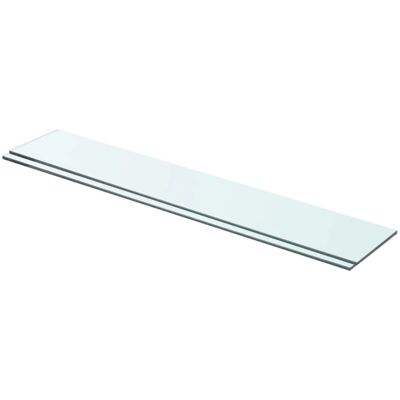 vidaXL Étagères 2 pcs Panneau Verre Transparent 70x12 cm - Shelf - Publicité vidaXL Étagères 2 pcs Panneau Verre Transparent 70x12 cm - Shelf - Publicité