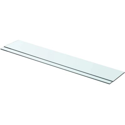 étagères vidaXL 2 pièces verre transparent 80x12 cm - Shelves - Publicité étagères vidaXL 2 pièces verre transparent 80x12 cm - Shelves - Publicité