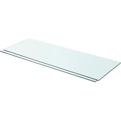 vidaXL Mensole 80x30 cm Trasparente - Shelves vidaXL Mensole 80x30 cm Trasparente - Shelves