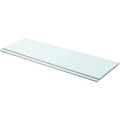 vidaXL 104323 Étagères - Verre Transparent 90x30cm - Publicité vidaXL 104323 Étagères - Verre Transparent 90x30cm - Publicité