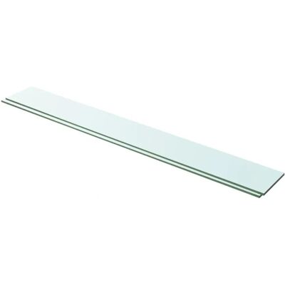 vidaXL Mensole in Vetro Trasparente - 2 pezzi - 100x12 cm vidaXL Mensole in Vetro Trasparente - 2 pezzi - 100x12 cm