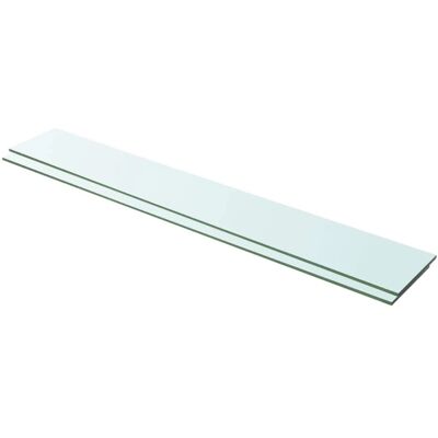 vidaXL 1/2x Mensole Pannello Vetro Trasparente Foglio Mensola - Shelves vidaXL 1/2x Mensole Pannello Vetro Trasparente Foglio Mensola - Shelves