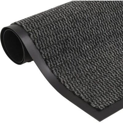 vidaXL Tappeti Antipolvere Set 2 pz Rettangolari 80x120cm Antracite vidaXL Tappeti Antipolvere Set 2 pz Rettangolari 80x120cm Antracite