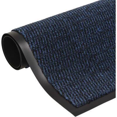 vidaXL Alfombra Azul 80x120cm para recoger suciedad - Tapete antimoho vidaXL Alfombra Azul 80x120cm para recoger suciedad - Tapete antimoho