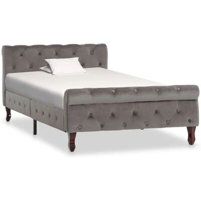 vidaXL Bettrahmen - Elegant Samt, Robuste Konstruktion, Einfacher Aufbau vidaXL Bettrahmen - Elegant Samt, Robuste Konstruktion, Einfacher Aufbau