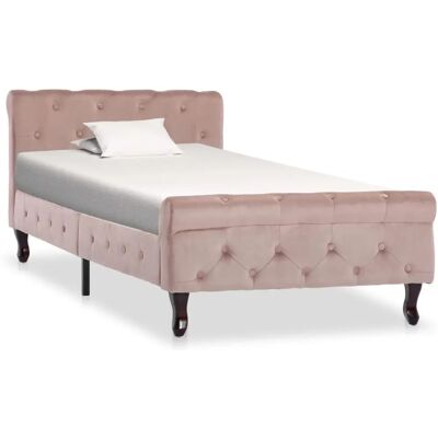 vidaXL 288564 Pink Velvet Bettgestell vidaXL 288564 Pink Velvet Bettgestell