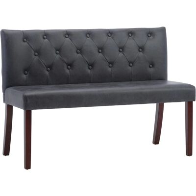 vidaXL Indoor Bank - Knopf-gestyltes Kunstleder 120x52x84,5cm - Indoor Bank vidaXL Indoor Bank - Knopf-gestyltes Kunstleder 120x52x84,5cm - Indoor Bank