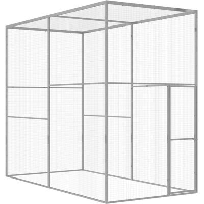 vidaXL Katzenkäfig - Verzinkter Stahl - 3x1,5x2,5 m vidaXL Katzenkäfig - Verzinkter Stahl - 3x1,5x2,5 m