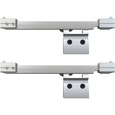 vidaXL Schiebetür mit weichen Stopps ESG Glas und Aluminium - Schiebetür vidaXL Schiebetür mit weichen Stopps ESG Glas und Aluminium - Schiebetür