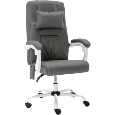 VidaXL 20313 Grauer Massageschreibtischstuhl VidaXL 20313 Grauer Massageschreibtischstuhl