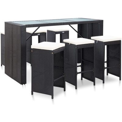 VidaXL Gartenset - Elegante Bar mit 6 Hockern VidaXL Gartenset - Elegante Bar mit 6 Hockern