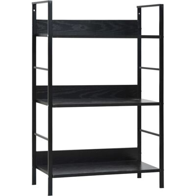 vidaXL 288218 Bücherregal - 3 Ablagen Schwarz 60×27,6×90,5 cm - Wohnzimmer vidaXL 288218 Bücherregal - 3 Ablagen Schwarz 60×27,6×90,5 cm - Wohnzimmer