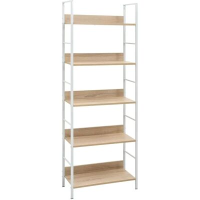 vidaXL 288229 5-lagiges Bücherregal - Bücherregal vidaXL 288229 5-lagiges Bücherregal - Bücherregal