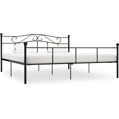 vidaXL - 284529 - Schwarz - 200x200 cm - Bettgestell vidaXL - 284529 - Schwarz - 200x200 cm - Bettgestell
