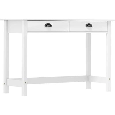vidaXL Hill Massief Houten Dennenconsole met 2 Lades - Console Tafel vidaXL Hill Massief Houten Dennenconsole met 2 Lades - Console Tafel