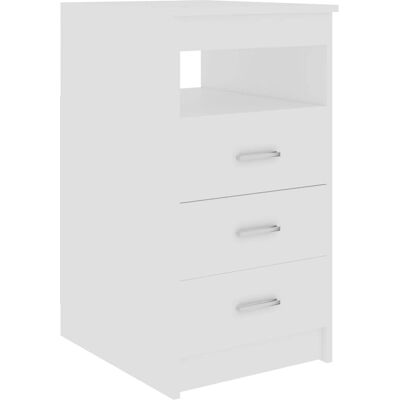 Credenza Bianca con Cassetti vidaXL - Mobile di stoccaggio Credenza Bianca con Cassetti vidaXL - Mobile di stoccaggio