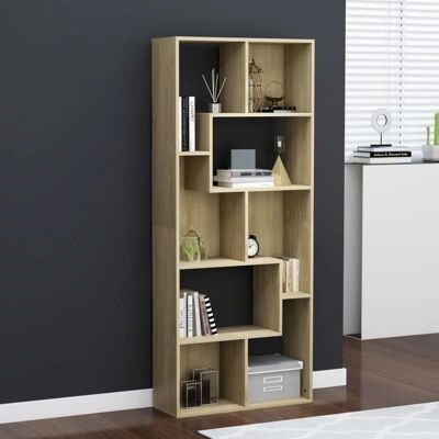 vidaXL Sonoma Eichen Regal - 67x24x161 cm vidaXL Sonoma Eichen Regal - 67x24x161 cm