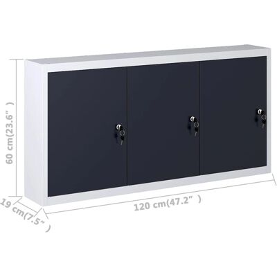 vidaXL Werkbank mit drei Wandpaneelen und einem Schrank - Werkbank & Aufbewahrung vidaXL Werkbank mit drei Wandpaneelen und einem Schrank - Werkbank & Aufbewahrung