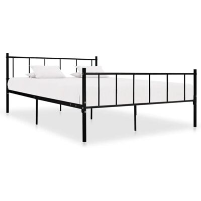 vidaXL 284641 Musta metallinen sänkykehys - Sänky vidaXL 284641 Musta metallinen sänkykehys - Sänky