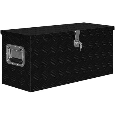 Simply Chosen 4u Boîte en Aluminium 80x30x35 cm Noire - Boîte de rangement - Publicité Simply Chosen 4u Boîte en Aluminium 80x30x35 cm Noire - Boîte de rangement - Publicité