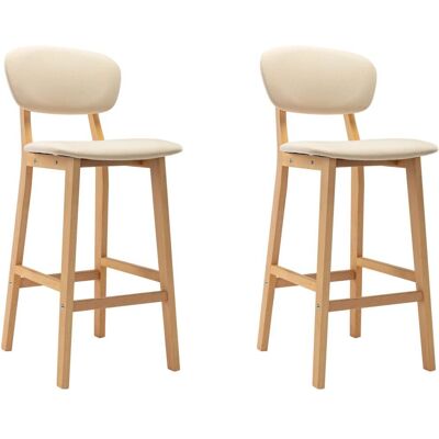 VidaXL 289369 Modern beukenhouten barkruk - Barkruk VidaXL 289369 Modern beukenhouten barkruk - Barkruk
