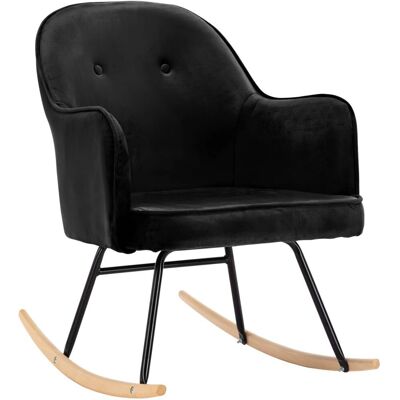 VidaXL 289524 Schaukelstuhl - Samtstoff - Modernes Design - Wohnzimmer VidaXL 289524 Schaukelstuhl - Samtstoff - Modernes Design - Wohnzimmer