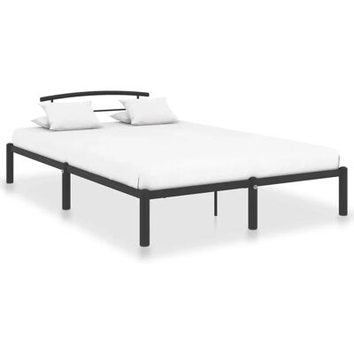vidaXL Bettgestell Schwarzes Metall 140x200cm - Bettrahmen vidaXL Bettgestell Schwarzes Metall 140x200cm - Bettrahmen