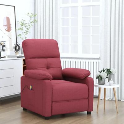 vidaXL Massagestuhl - Reclinierbar mit Massage - Unterstützende Stoffbezug vidaXL Massagestuhl - Reclinierbar mit Massage - Unterstützende Stoffbezug