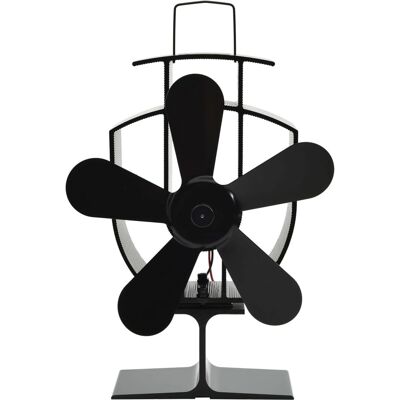 Ventilateur de poêle alimenté par la chaleur vidaXL 5 pales - Ventilateur de cheminée - Publicité Ventilateur de poêle alimenté par la chaleur vidaXL 5 pales - Ventilateur de cheminée - Publicité