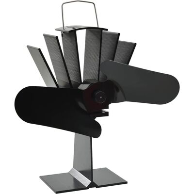 Ventilateur pour Poêle vidaXL - Alimenté par la chaleur, 2 pales, Noir - Publicité Ventilateur pour Poêle vidaXL - Alimenté par la chaleur, 2 pales, Noir - Publicité