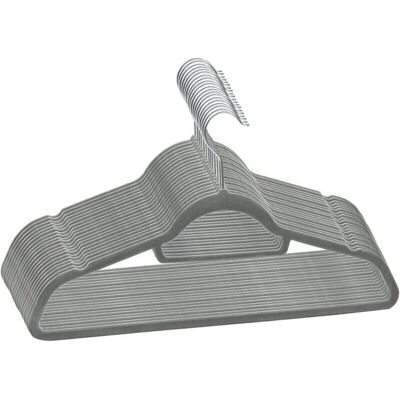 vidaXL 20 stk. bøjler s anti-slip velour - Bøjler vidaXL 20 stk. bøjler s anti-slip velour - Bøjler