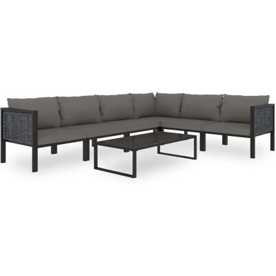 vidaXL Outdoor Möbelset - Modulares Gartensofa mit Kissen vidaXL Outdoor Möbelset - Modulares Gartensofa mit Kissen
