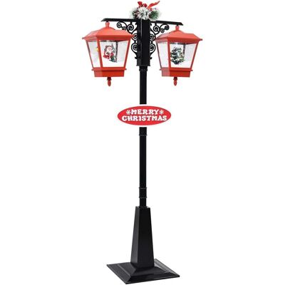 vidaXL Lampadaire de Noël avec Père Noël - Lampe de Rue vidaXL Lampadaire de Noël avec Père Noël - Lampe de Rue
