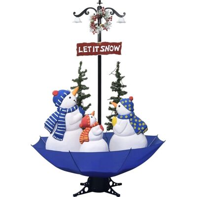 vidaXL Blauer verschneiter Weihnachtsbaum - Innendekoration vidaXL Blauer verschneiter Weihnachtsbaum - Innendekoration