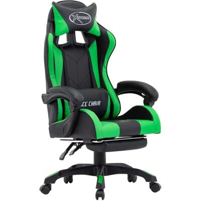 vidaXL 287989 Bürostuhl - Rennsport, Grün & Schwarz Kunstleder vidaXL 287989 Bürostuhl - Rennsport, Grün & Schwarz Kunstleder