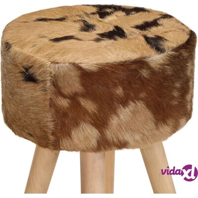 vidaXL Barkrukken - Mango Hout Leder - 2 stuks - Barkrukken vidaXL Barkrukken - Mango Hout Leder - 2 stuks - Barkrukken