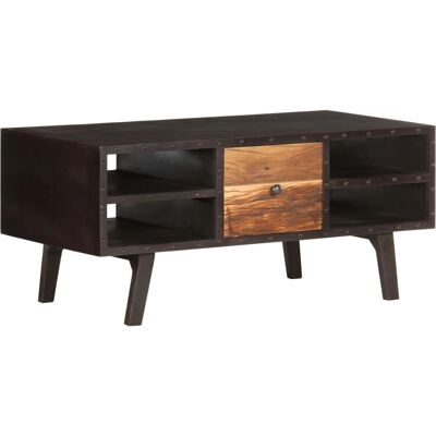 vidaXL 287857 Couchtisch - Kaffee, Recyclingholz, 100x50x45cm vidaXL 287857 Couchtisch - Kaffee, Recyclingholz, 100x50x45cm