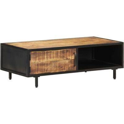 vidaXL Mangoholz Couchtisch - Industriell langlebige Wohnzimmermöbel vidaXL Mangoholz Couchtisch - Industriell langlebige Wohnzimmermöbel