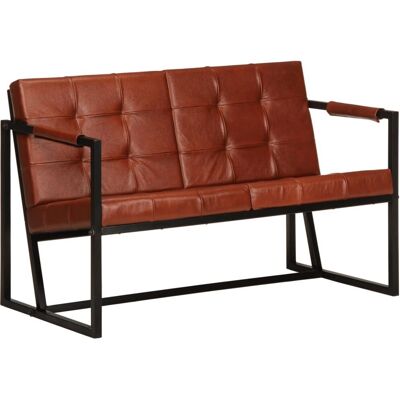 VidaXL 765343 2-personers Lædersofa - Sofa VidaXL 765343 2-personers Lædersofa - Sofa
