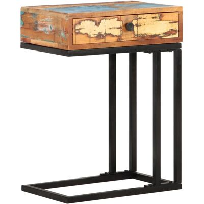vidaXL U-förmiger Beistelltisch aus recyceltem Massivholz Multi färbig - Beistelltisch vidaXL U-förmiger Beistelltisch aus recyceltem Massivholz Multi färbig - Beistelltisch