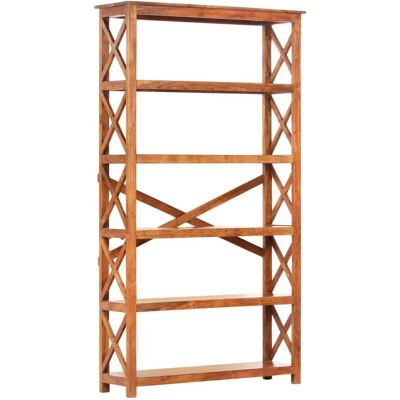 vidaXL 289626 Akazienmassiv Holz Wohnzimmer Bücherregal - Bücherregal vidaXL 289626 Akazienmassiv Holz Wohnzimmer Bücherregal - Bücherregal