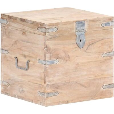 Maisonchic Akazienholz Aufbewahrungskiste - 40x40x40cm - Braun Maisonchic Akazienholz Aufbewahrungskiste - 40x40x40cm - Braun