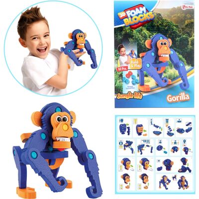 Toi-toys Knutselpuzzel Aap Junior 25,8 Cm Blauw 59-delig - Puzzle Set Toi-toys Knutselpuzzel Aap Junior 25,8 Cm Blauw 59-delig - Puzzle Set
