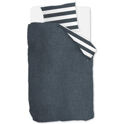 Rivièra Maison - Lindy Lines Navy - Dekbedovertrek Rivièra Maison - Lindy Lines Navy - Dekbedovertrek