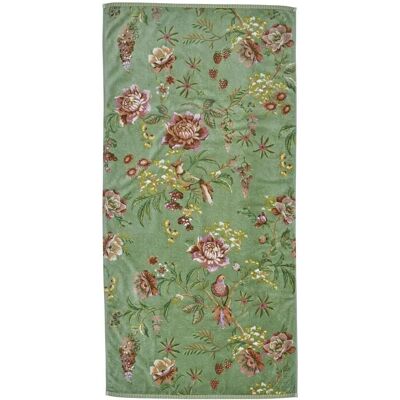 Pip Studio Grünes 70x140cm Blumenhandtuch - Handtuch Pip Studio Grünes 70x140cm Blumenhandtuch - Handtuch