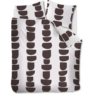 vtwonen - Moons - Brown - 240x200-220 - Dekbedovertrek vtwonen - Moons - Brown - 240x200-220 - Dekbedovertrek