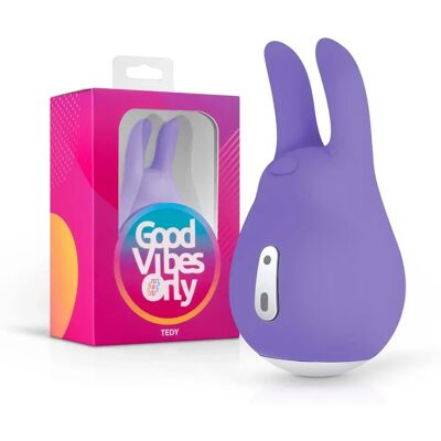 Good Vibes Only Tedy Stimulateur Clitoridien - Étanche, Rechargeable, 10 Vitesses Good Vibes Only Tedy Stimulateur Clitoridien - Étanche, Rechargeable, 10 Vitesses